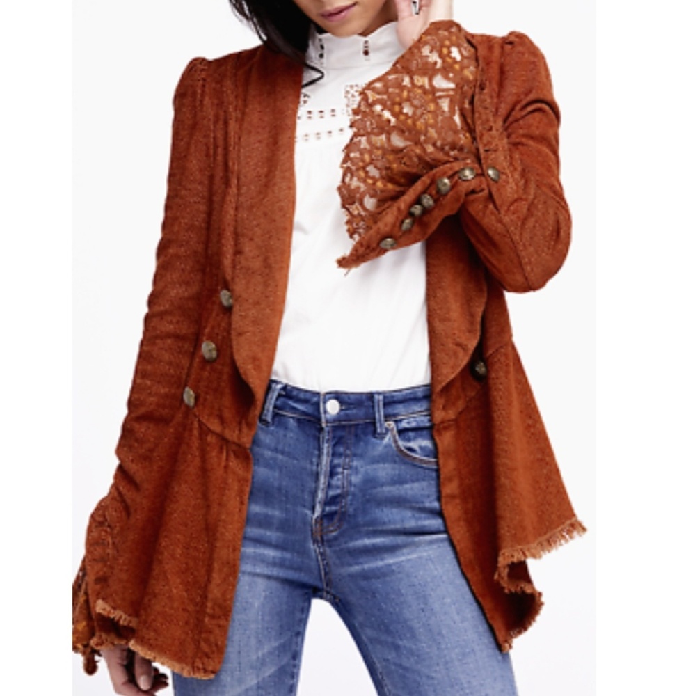 Free People Throwback Corduroy Blazer Size M